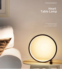 Small LED Table Lamp – Modern Design for Bedside ( black )