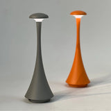 Orange Mushroom Table Lamp – Rechargeable Modern Design