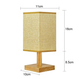 Wooden Table Lamp – Modern Design for Bedside