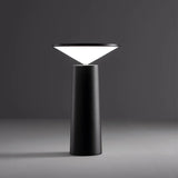 Smart Black Table Lamp – Rechargeable and Modern Design