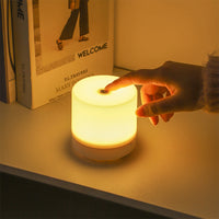 Small LED Bedside Lamp – Rechargeable with Touch Controls