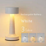 Premium White LED Touch Table Lamp – Rechargeable and Versatile