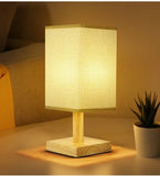 Wooden Table Lamp – Modern Design for Bedside