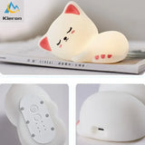 Cat-Shaped Bedside Lamp – Warm and Sleep-Friendly for Kids