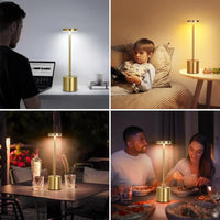 Portable LED Table Lamp – Rechargeable with Touch Controls