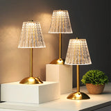 Luxurious Gold Cordless Table Lamp