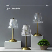 Luxurious Gold Cordless Table Lamp