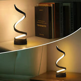 Modern LED  black Table Lamp