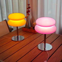 Rechargeable Orange Table Lamp – Designer Style for Living Room