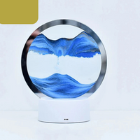 Artistic Table Lamp with LED Light – Modern Design for Bedside