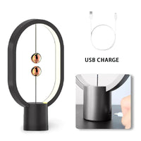 Black LED Table Lamp - Modern Design