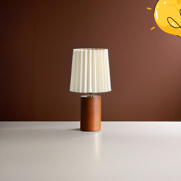 Wooden Table Lamp – Modern Design for Bedside and living room