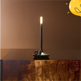 Candle table lamp - rechargeable and modern