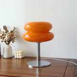 Rechargeable Orange Table Lamp – Designer Style for Living Room