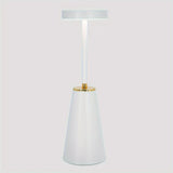 White LED Table Lamp – Modern Rechargeable Design for Living Room