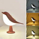 Modern Bird - Shaped Table Lamp – Rechargeable Gold Design for Bedside