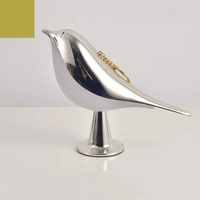 Modern Bird - Shaped Table Lamp – Rechargeable Gold Design for Bedside