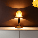 Modern Gold Cordless Table Lamp for Dining Table and Living Room