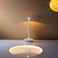 Tall LED Table Lamp – Rechargeable and modern ( White )