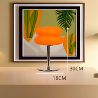 Rechargeable Orange Table Lamp – Designer Style for Living Room