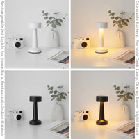 Premium White LED Touch Table Lamp – Rechargeable and Versatile