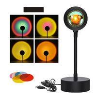 LED Sunset Projector Table Lamp