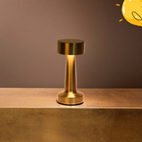 Premium Gold LED Touch Table Lamp – Rechargeable and Versatile