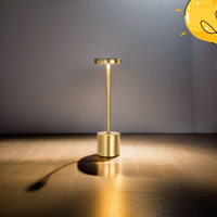 Portable LED Table Lamp – Rechargeable with Touch Controls