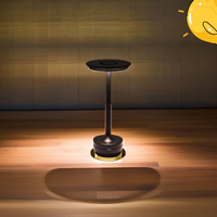 Black Tall Table Lamp – Modern Rechargeable LED Design