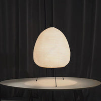 White Table Lamp – Wabi - Sabi Design for Bedside and Living Room